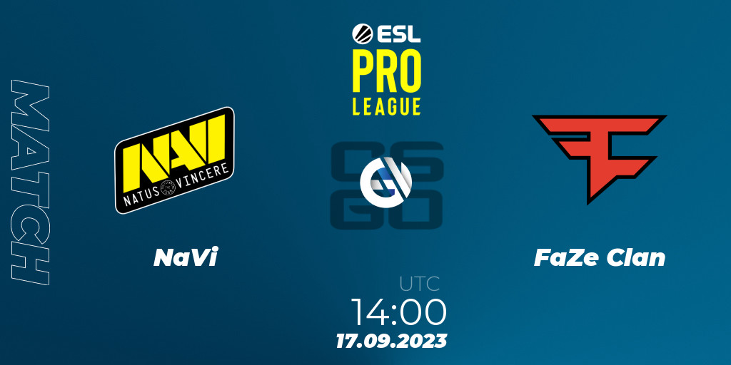 NaVi FaZe Clan 17 09 2023 At 14 00 Counter Strike CS2 ESL Pro