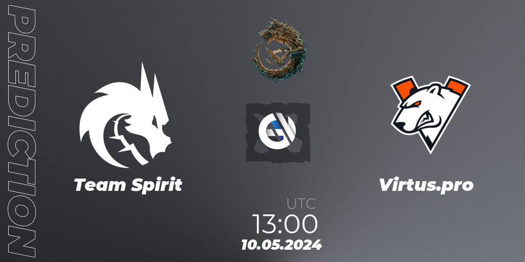 Pronóstico Team Spirit Virtus pro 10 05 24 Dota 2 PGL Wallachia