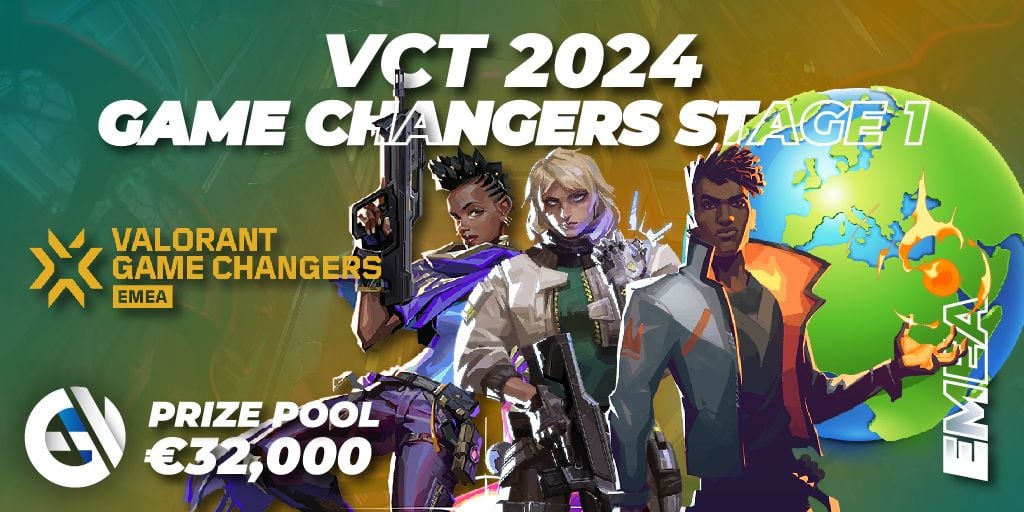 VCT 2024 Game Changers EMEA Stage 1 VALORANT Torneo Calendario De