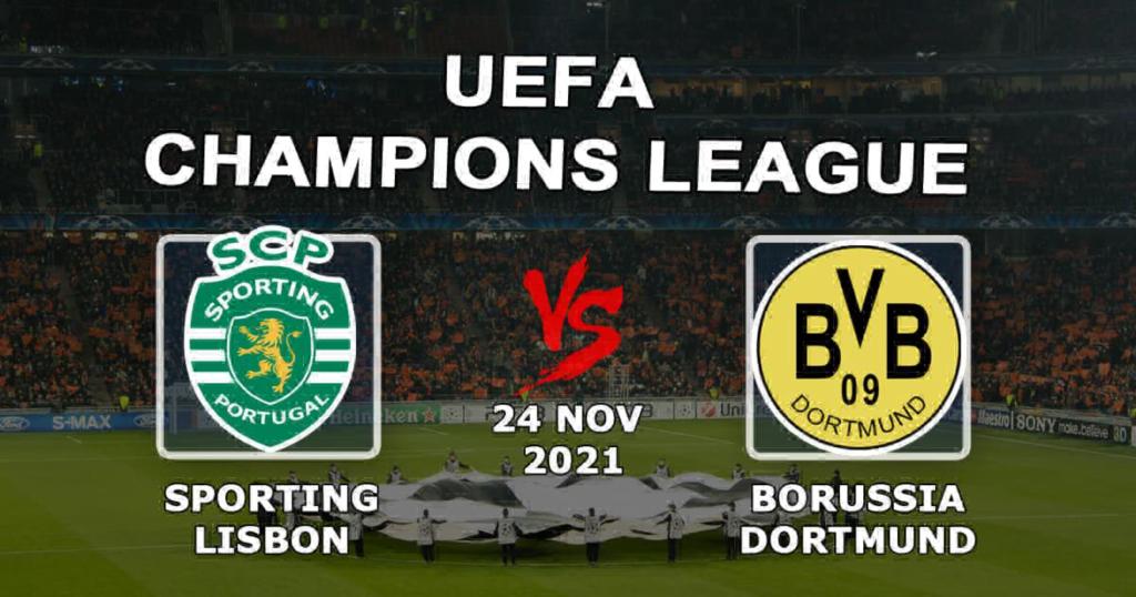 Sporting de Lisboa - Borussia Dortmund: pronóstico y apuesta para el partido de la Champions League - 24/11/2021