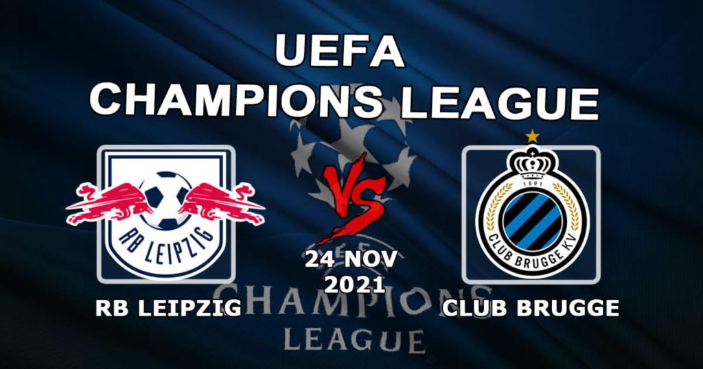 RB Leipzig - Club Brugge: predicción y apuesta en el partido de la Champions League - 24.11.2021
