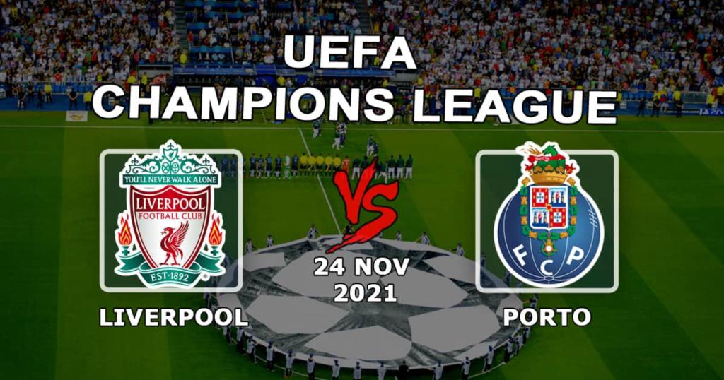 Liverpool - Oporto: pronóstico y apuesta en el partido de la Champions League - 24.11.2021