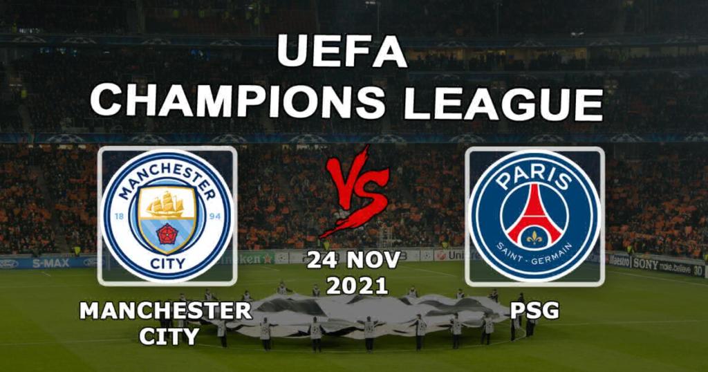 Manchester City - PSG: pronóstico y apuesta por el partido de la Champions League - 24/11/2021