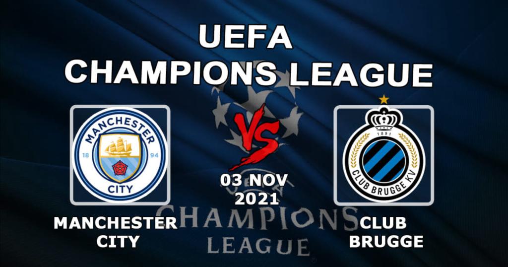 Manchester City - Club Brugge: pronóstico y apuesta en el partido de la Champions League - 03.11.2021