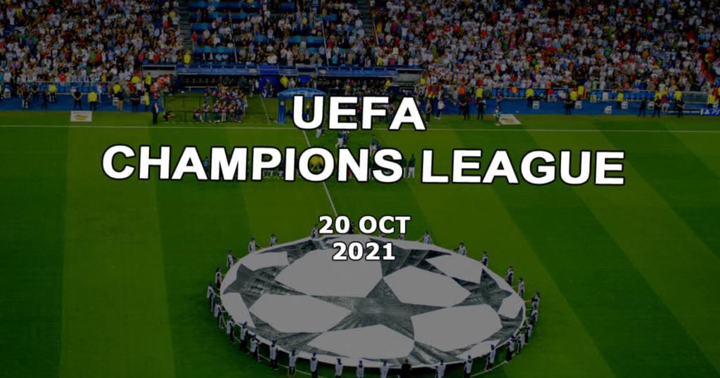 Predicciones para los partidos de la Champions League - 20.10.2021