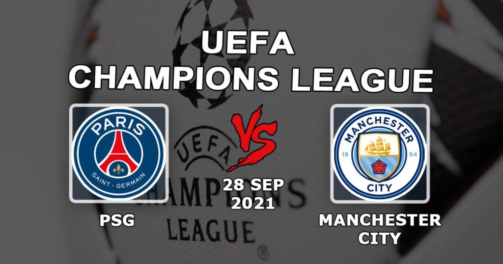 PSG - Manchester City: pronóstico y apuesta por el partido de la Champions League - 28/09/2021