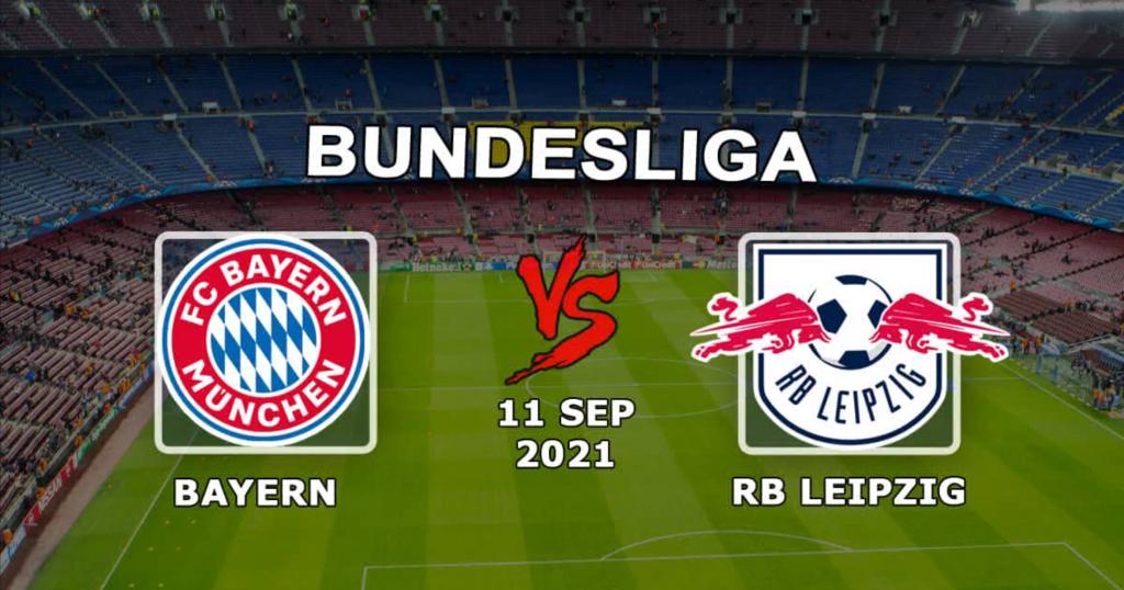 Bayern - RB Leipzig: pronóstico y apuesta en el partido de la Bundesliga - 11/09/2021