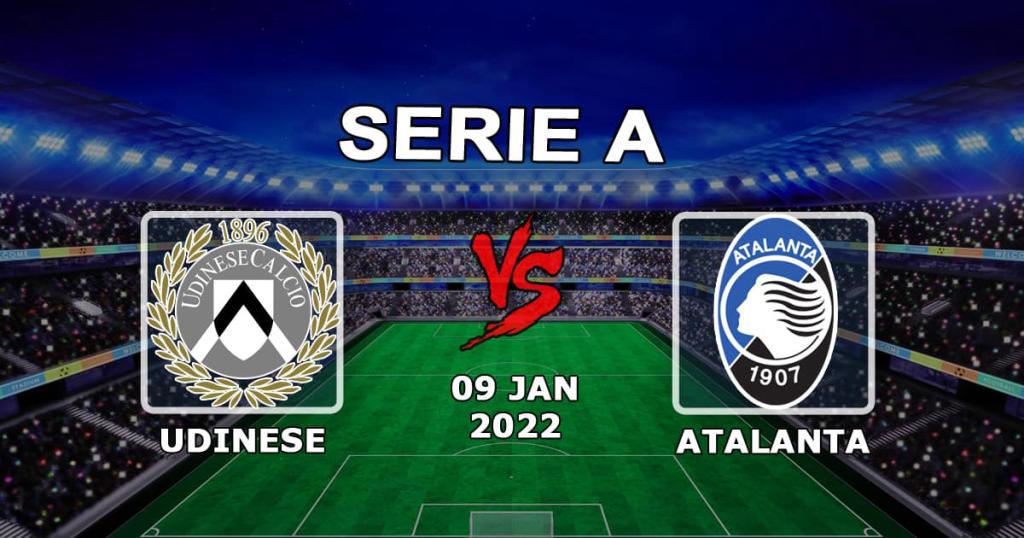 Udinese - Atalanta: predicciones y cuotas de apuestas para el partido A - 09/01/2022