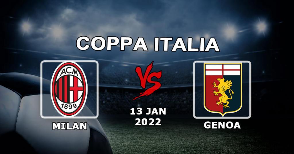 Milán - Génova: pronóstico y apuesta para el partido de la Copa de Italia - 13/01/2022
