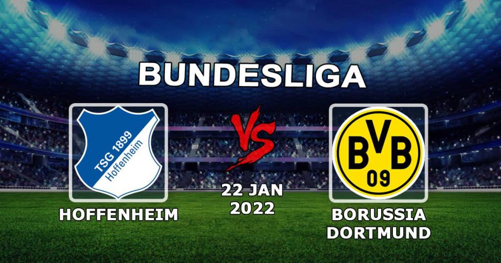 Hoffenheim - Borussia Dortmund: pronóstico y apuesta para el partido de la Bundesliga - 22.01.2022