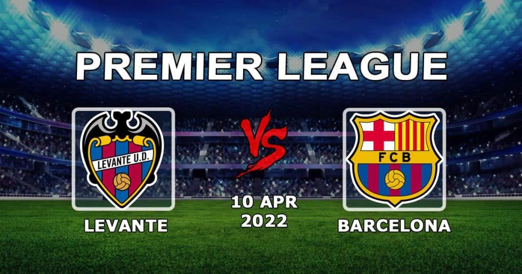 Barcelona - Levante: predicción de partido y ejemplos de apuestas - 04.10.2022