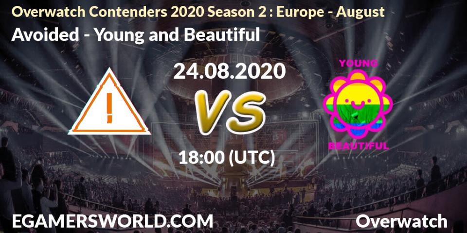Pronóstico Avoided - Young and Beautiful. 24.08.2020 at 18:00, Overwatch, Overwatch Contenders 2020 Season 2: Europe - August