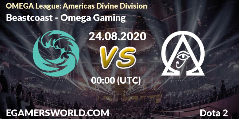 Pronóstico Beastcoast - Omega Gaming. 23.08.2020 at 23:04, Dota 2, OMEGA League: Americas Divine Division