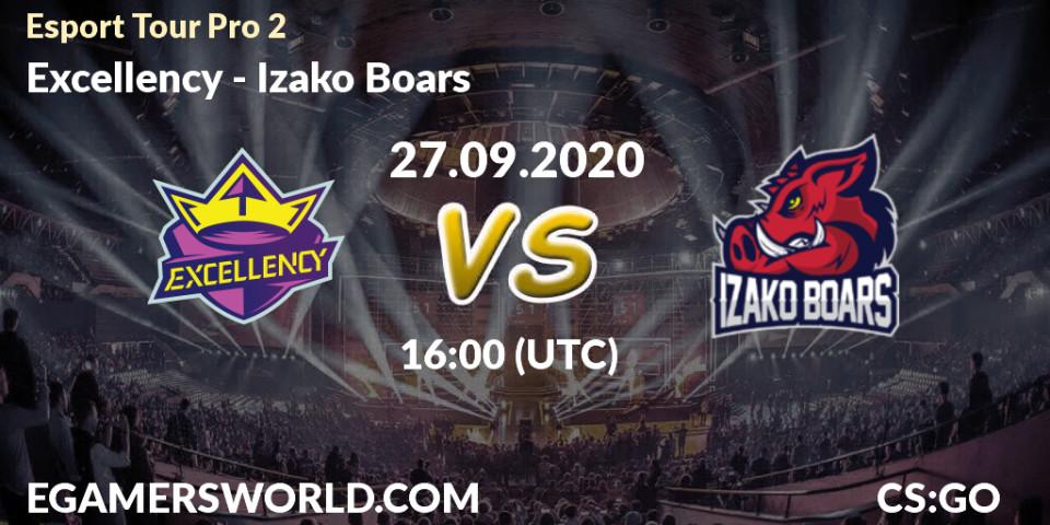 Pronóstico Excellency - Izako Boars. 27.09.2020 at 16:05, Counter-Strike (CS2), Esport Tour Pro 2