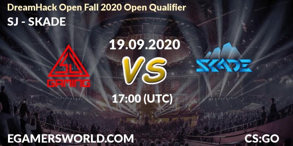 Pronóstico SJ - SKADE. 19.09.2020 at 17:00, Counter-Strike (CS2), DreamHack Open Fall 2020 Open Qualifier