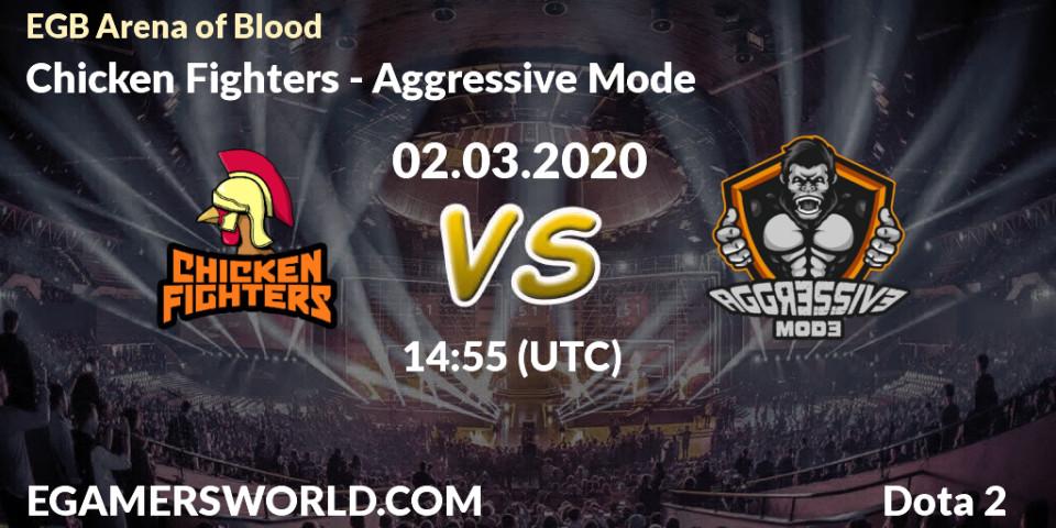 Pronóstico Chicken Fighters - Aggressive Mode. 02.03.20, Dota 2, Arena of Blood