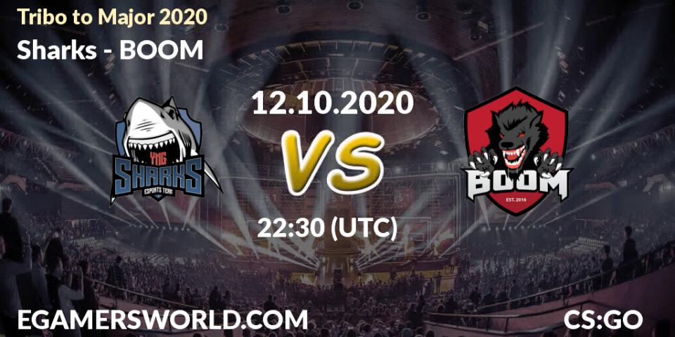 Pronóstico Sharks - BOOM. 12.10.2020 at 22:30, Counter-Strike (CS2), Tribo to Major 2020