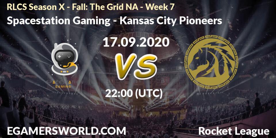 Pronóstico Spacestation Gaming - Kansas City Pioneers. 17.09.2020 at 22:00, Rocket League, RLCS Season X - Fall: The Grid NA - Week 7