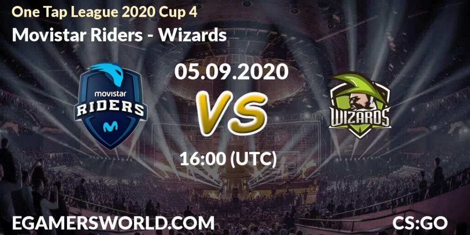 Pronóstico Movistar Riders - Wizards. 05.09.2020 at 16:15, Counter-Strike (CS2), One Tap League 2020 Cup 4