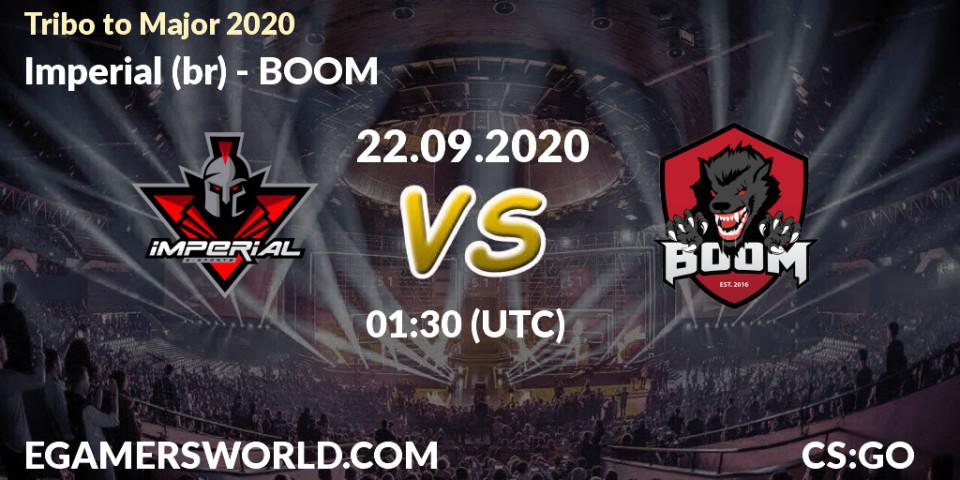 Pronóstico Imperial (br) - BOOM. 22.09.2020 at 01:40, Counter-Strike (CS2), Tribo to Major 2020
