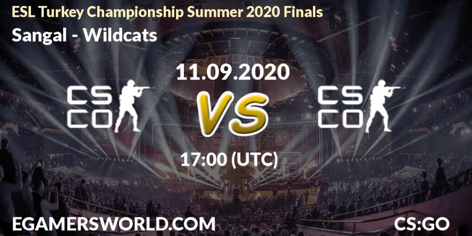 Pronóstico Sangal - Wildcats. 11.09.2020 at 17:00, Counter-Strike (CS2), ESL Turkey Championship Summer 2020 Finals
