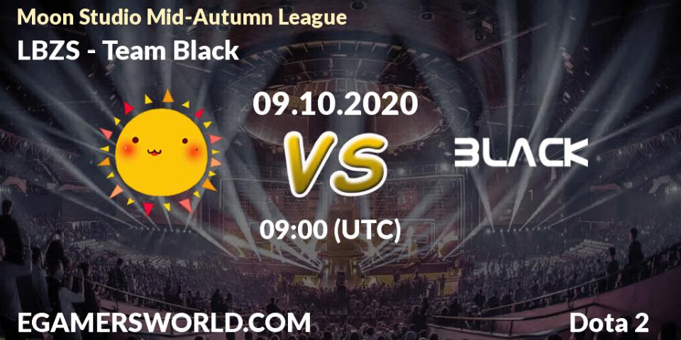 Pronóstico LBZS - Team Black. 09.10.20, Dota 2, Moon Studio Mid-Autumn League