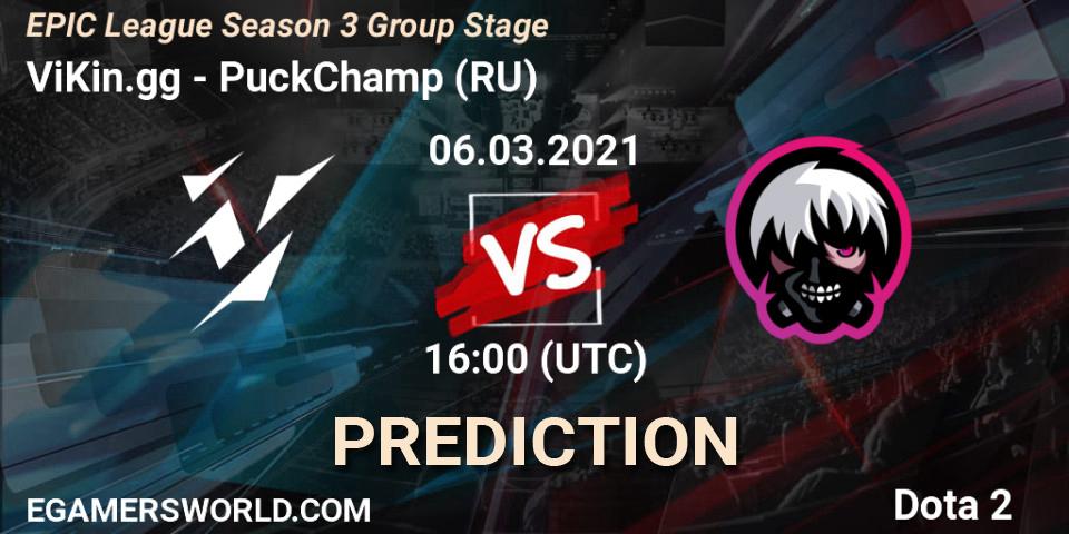Pronóstico ViKin.gg - PuckChamp (RU). 06.03.2021 at 16:19, Dota 2, EPIC League Season 3 Group Stage