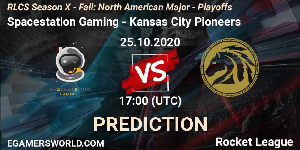 Pronóstico Spacestation Gaming - Kansas City Pioneers. 25.10.2020 at 17:00, Rocket League, RLCS Season X - Fall: North American Major - Playoffs