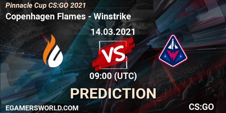 Pronóstico Copenhagen Flames - Winstrike. 14.03.21, CS2 (CS:GO), Pinnacle Cup #1