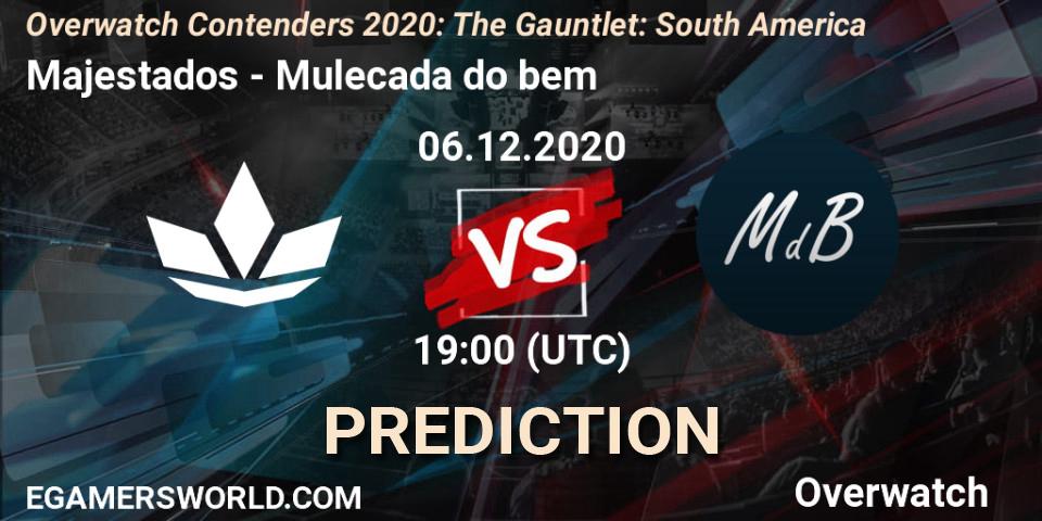 Pronóstico Majestados - Mulecada do bem. 06.12.2020 at 19:00, Overwatch, Overwatch Contenders 2020: The Gauntlet: South America