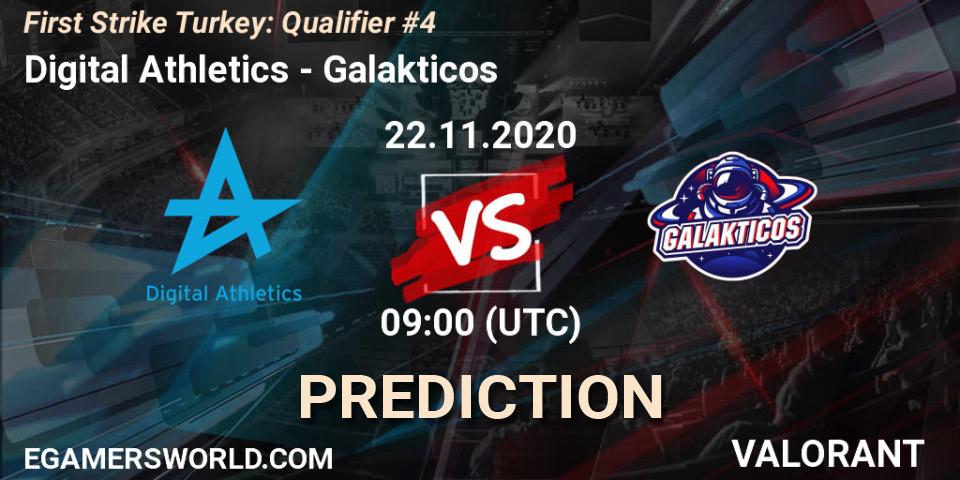 Pronóstico Digital Athletics - Galakticos. 22.11.20, VALORANT, First Strike Turkey: Qualifier #4
