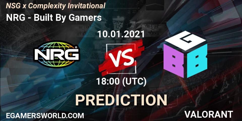Pronóstico NRG - Built By Gamers. 10.01.2021 at 18:00, VALORANT, NSG x Complexity Invitational