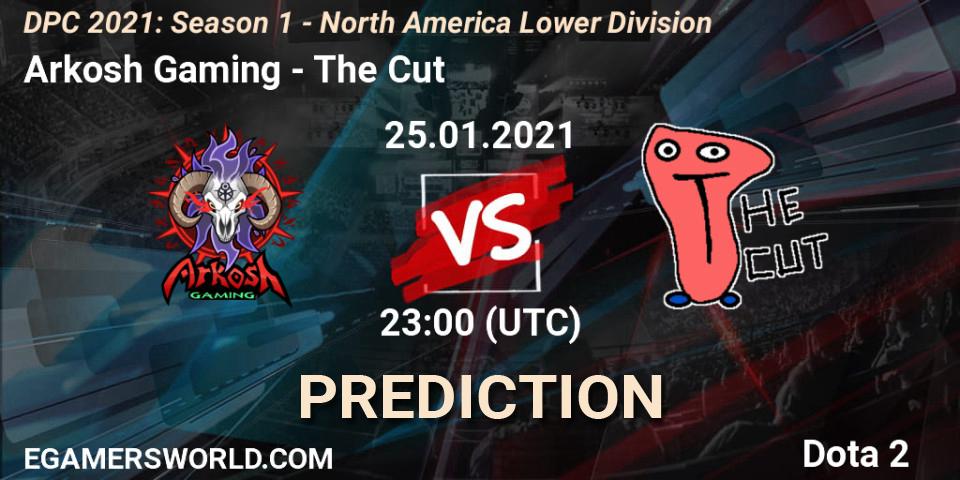 Pronóstico Arkosh Gaming - The Cut. 25.01.2021 at 23:01, Dota 2, DPC 2021: Season 1 - North America Lower Division
