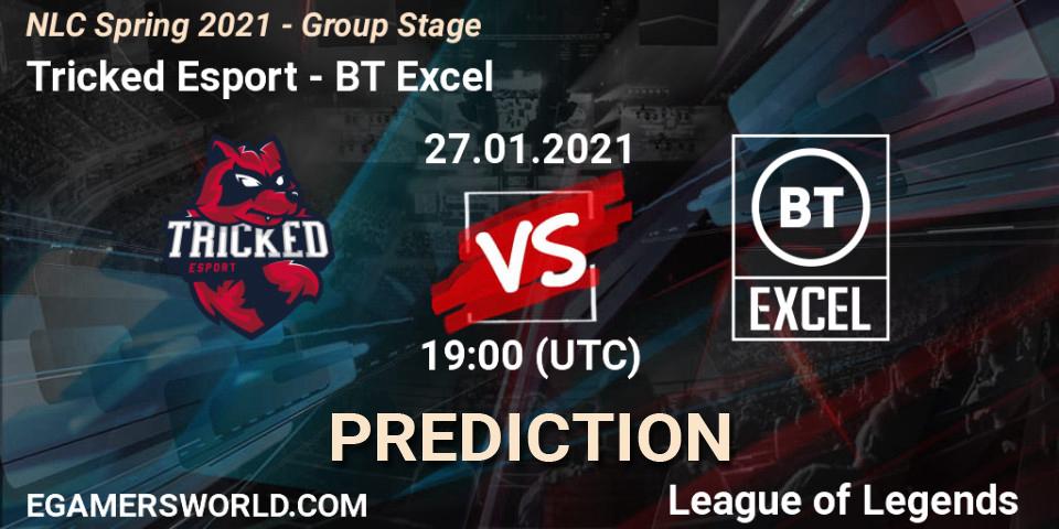 Pronóstico Tricked Esport - BT Excel. 27.01.2021 at 19:00, LoL, NLC Spring 2021 - Group Stage