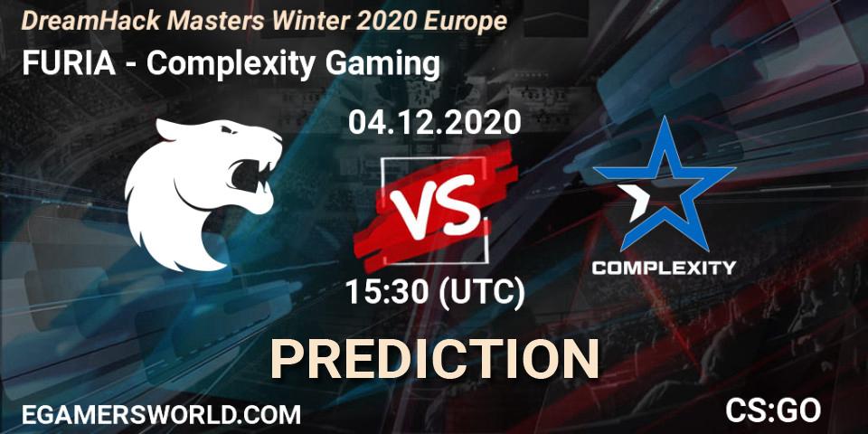 Pronóstico FURIA - Complexity Gaming. 04.12.2020 at 15:50, Counter-Strike (CS2), DreamHack Masters Winter 2020 Europe