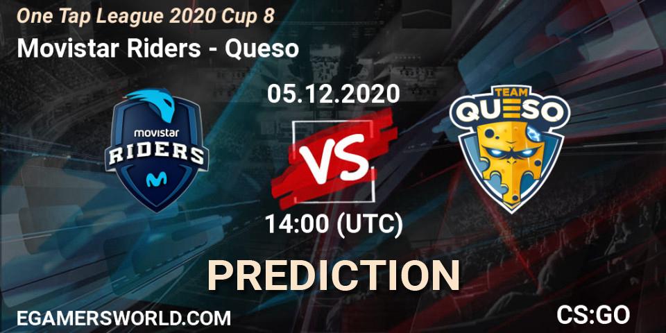 Pronóstico Movistar Riders - Queso. 05.12.2020 at 14:00, Counter-Strike (CS2), One Tap League 2020 Cup 8