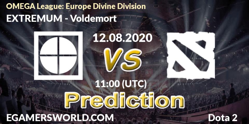 Pronóstico EXTREMUM - Voldemort. 12.08.2020 at 11:01, Dota 2, OMEGA League: Europe Divine Division