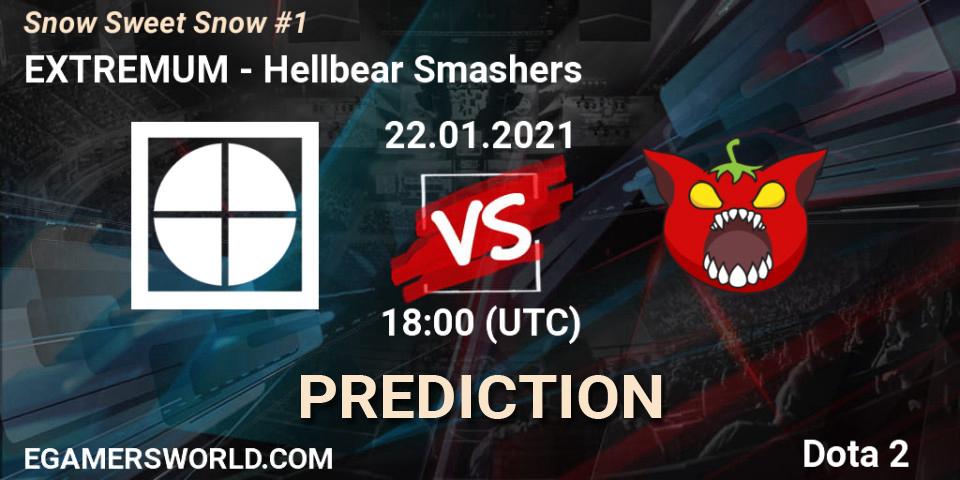 Pronóstico EXTREMUM - Hellbear Smashers. 22.01.2021 at 18:01, Dota 2, Snow Sweet Snow #1