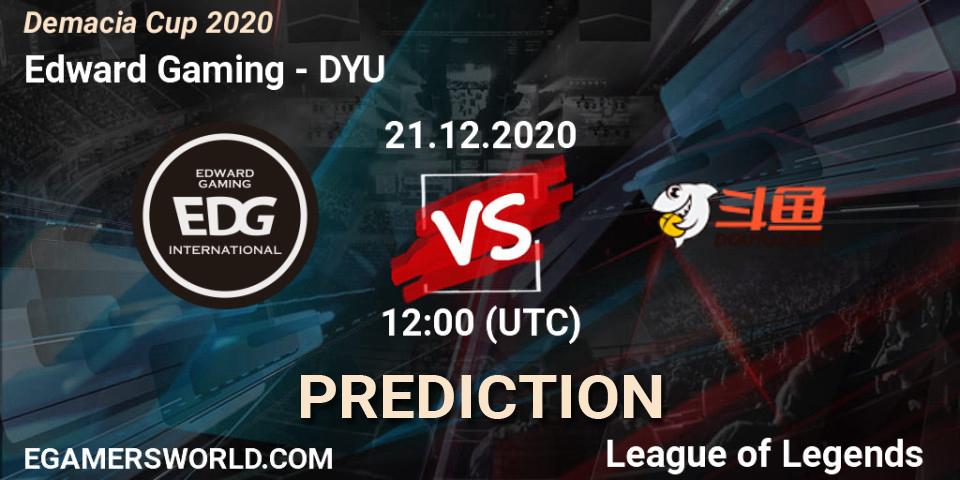 Pronóstico Edward Gaming - DYU. 21.12.2020 at 12:00, LoL, Demacia Cup 2020