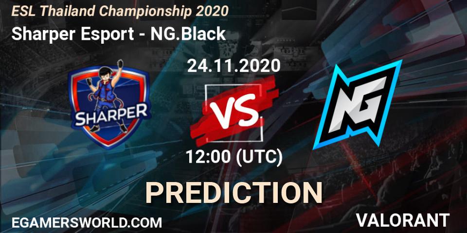 Pronóstico Sharper Esport - NG.Black. 24.11.2020 at 12:00, VALORANT, ESL Thailand Championship 2020