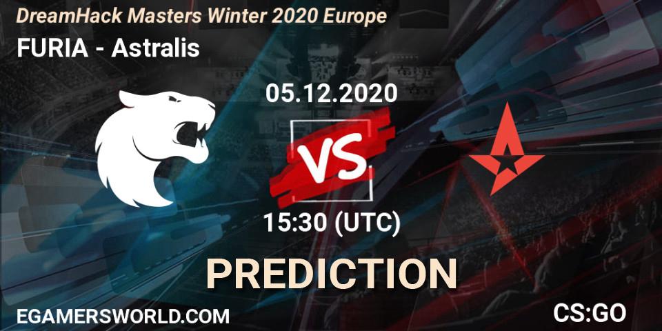 Pronóstico FURIA - Astralis. 05.12.2020 at 15:45, Counter-Strike (CS2), DreamHack Masters Winter 2020 Europe