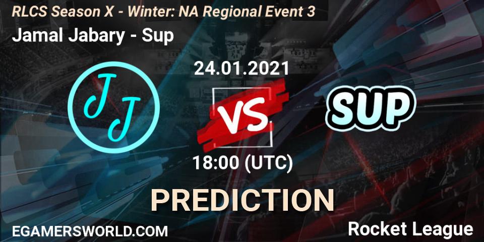 Pronóstico Jamal Jabary - Sup. 24.01.2021 at 18:00, Rocket League, RLCS Season X - Winter: NA Regional Event 3