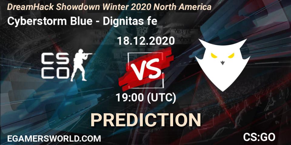 Pronóstico Cyberstorm Blue - Dignitas fe. 18.12.20, CS2 (CS:GO), DreamHack Showdown Winter 2020 North America