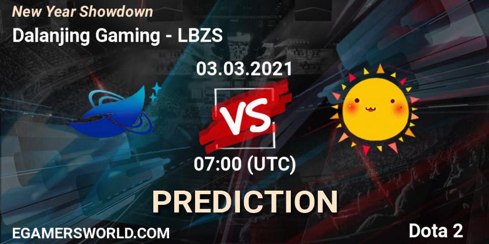 Pronóstico Dalanjing Gaming - LBZS. 03.03.2021 at 08:40, Dota 2, New Year Showdown