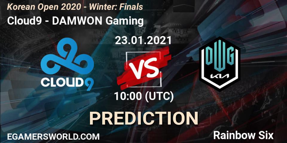 Pronóstico Cloud9 - DAMWON Gaming. 23.01.2021 at 10:00, Rainbow Six, Korean Open 2020 - Winter: Finals