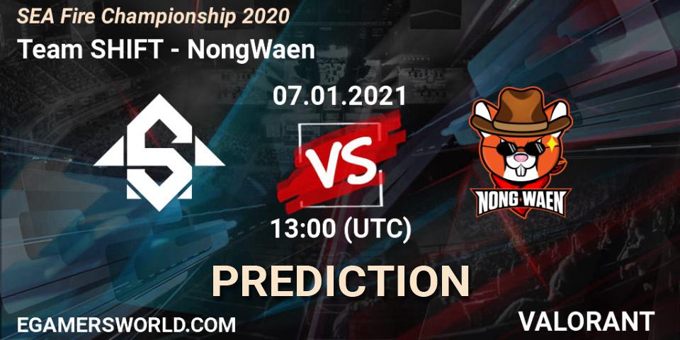 Pronóstico Team SHIFT - NongWaen. 07.01.2021 at 14:00, VALORANT, SEA Fire Championship 2020