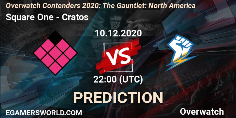 Pronóstico Square One - Cratos. 10.12.2020 at 22:00, Overwatch, Overwatch Contenders 2020: The Gauntlet: North America