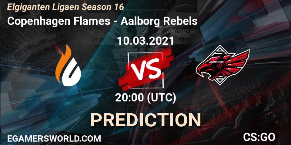 Pronóstico Copenhagen Flames - Aalborg Rebels. 10.03.2021 at 20:00, Counter-Strike (CS2), Elgiganten Ligaen Season 16