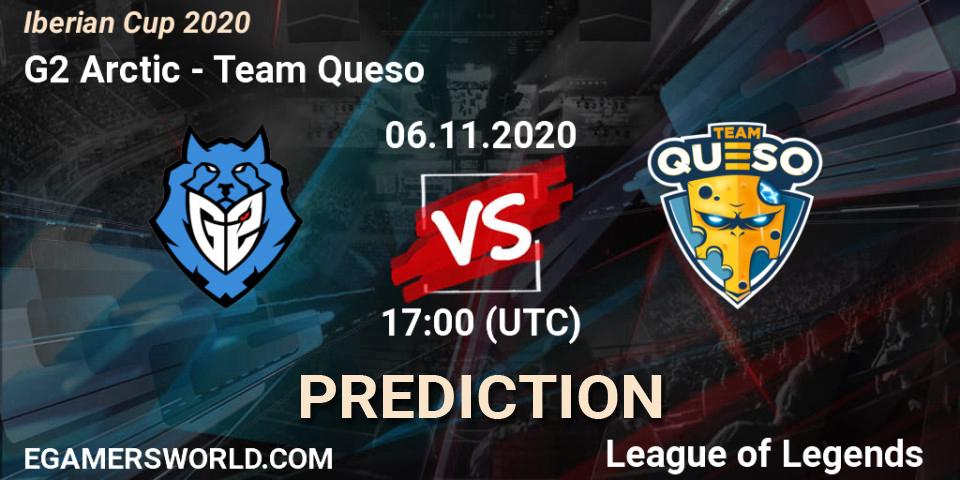 Pronóstico G2 Arctic - Team Queso. 06.11.2020 at 17:10, LoL, Iberian Cup 2020