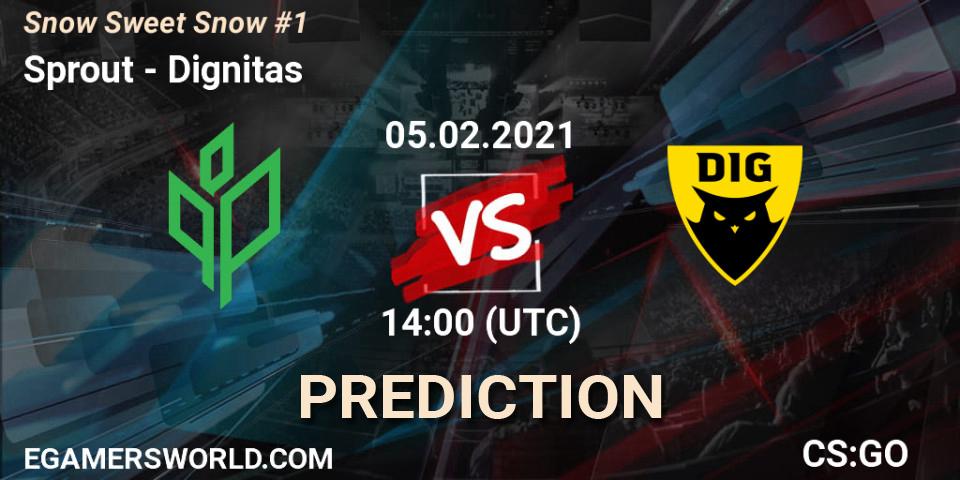 Pronóstico Sprout - Dignitas. 05.02.2021 at 14:05, Counter-Strike (CS2), Snow Sweet Snow #1
